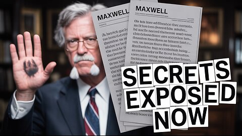 FBI Raid on John Bolton's Home & DOJ releases Maxwell Tape!