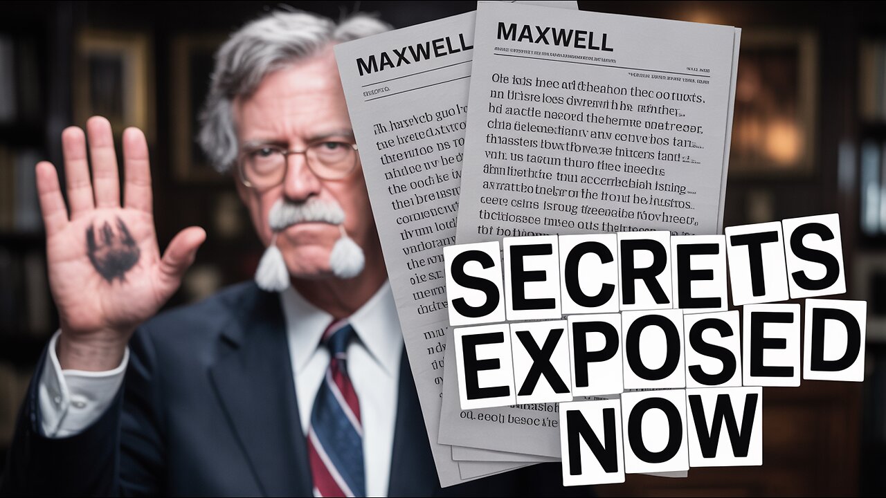 FBI Raid on John Bolton's Home & DOJ releases Maxwell Tape!