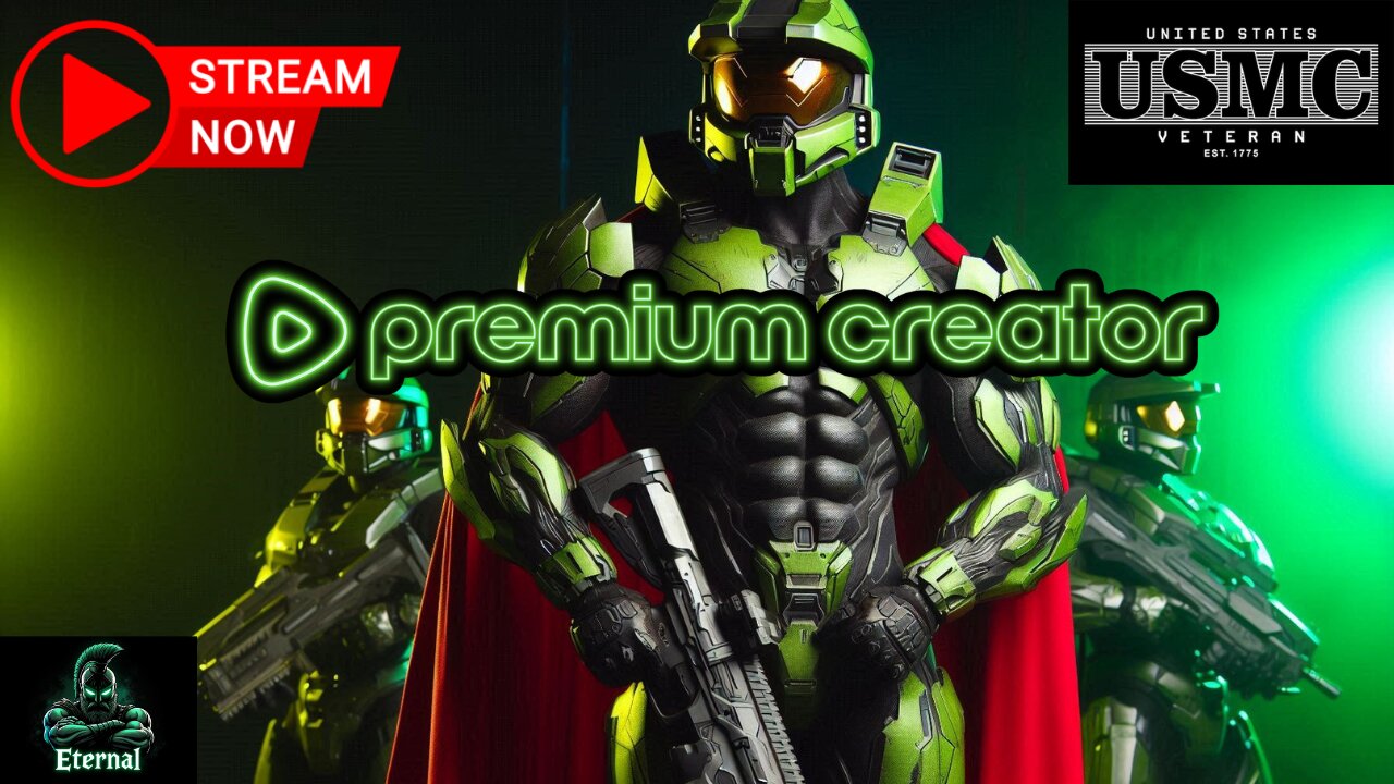 Live at 9pm Central! Come Hang Out w/ a USMC Vet Playing HALO! Can't Wait to See Everyone!!