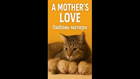 A mother's love is the same in all species 😻❤️
