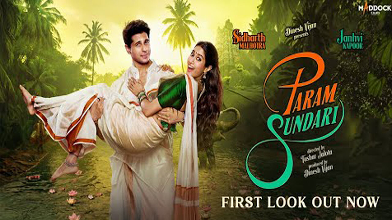 Param Sundari - First Look _ Sidharth M _ Janhvi K _ Dinesh V _ Tushar J _ This August