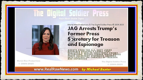 JAG Arrests Trump's Former Press Secretary for Treason Espionage