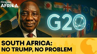 South Africa "Ready" To Host G20 Summit In Johannesburg Without Trump | Firstpost Africa | N18G