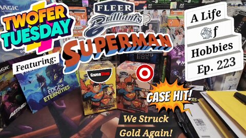 2025 Fleer Brilliants Superman Gamestop & Target Exclusive Blasters e223