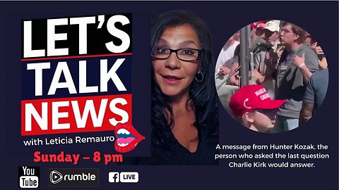 Hunter Kozak Speaks About the Question He Asked Charlie Kirk in Utah