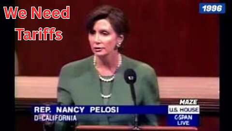 Nancy Pelosi Backs Bold Tariff Proposal!