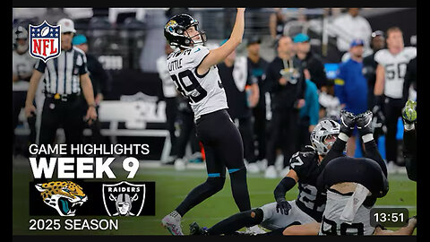 Jacksonville Jaguars vs Las Vegas Raiders highlights