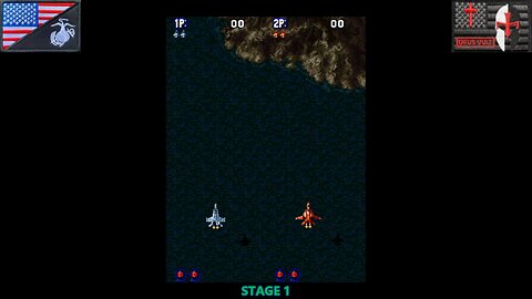 Gamer By Proxy: "Aero Fighters" [Keaton/Keith {2P} All Stages] (Arcade - 1992) [NA Version]