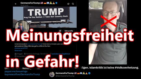 3000 Euro Geldstrafe 🚨 wegen Islamkritik? Christ aus Euskirchen läßt sich nicht einschüchtern!