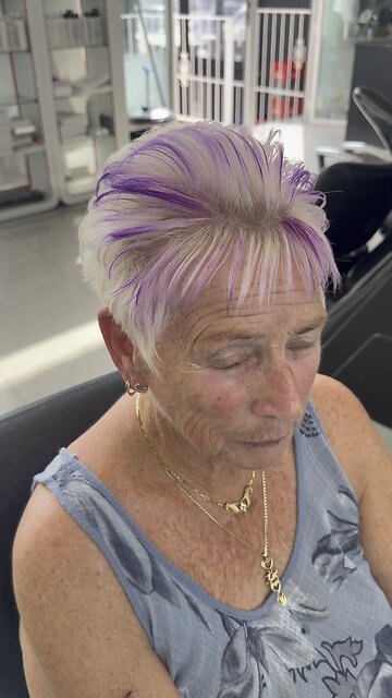 Pixie cut short hairstyle