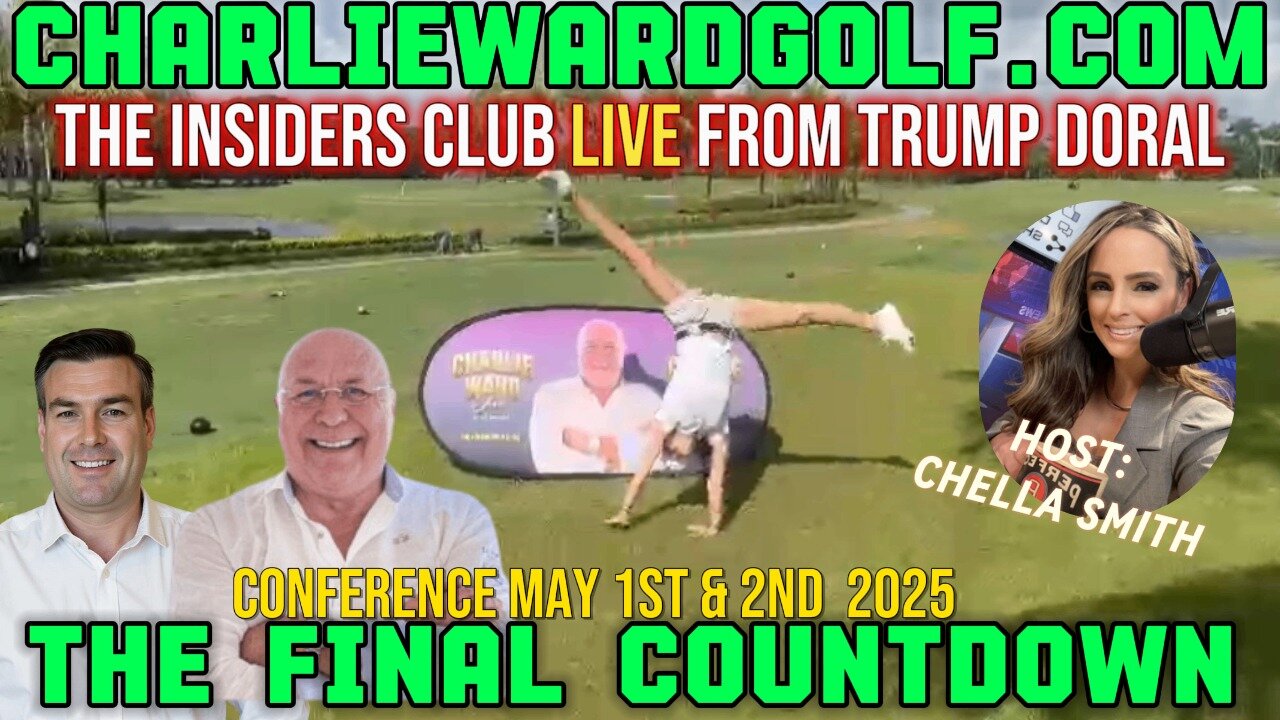 THE FINAL COUNTDOWN! - Tickets available be quick www.charliewardgolf.com