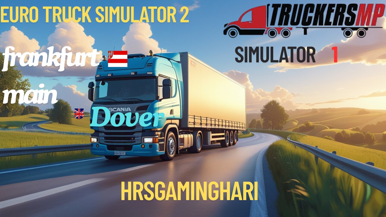 ETS2 TruckersMP Simulation | Frankfurt to Dover | Smooth Driving