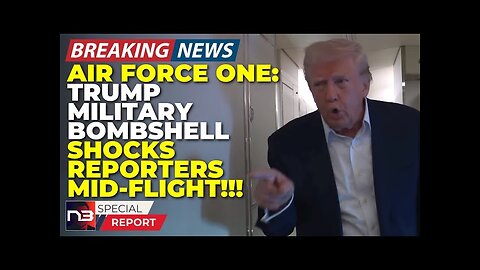 🚨BREAKING: Seconds Ago: Trump Makes Stunning Military Announcement On Air Force One!