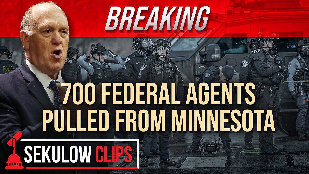 MAJOR UPDATE: 700 Federal Agents Pulled from Minnesota