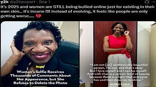 Ugly Black Woman's Photo Causes Conversation Women Aren't Willing To Have! Which Gender Is Meaner??