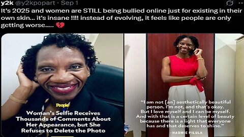 Ugly Black Woman's Photo Causes Conversation Women Aren't Willing To Have! Who Is Meaner To The Other Sex?