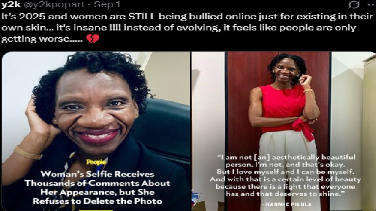 Ugly Black Woman's Photo Causes Conversation Women Aren't Willing To Have! Which Gender Is Meaner??