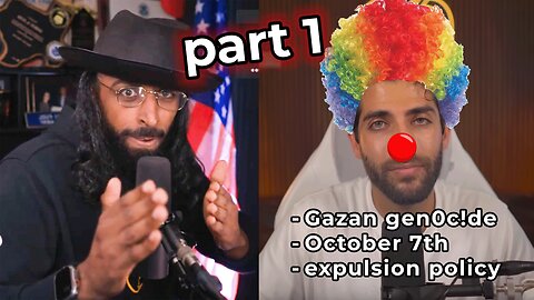 Myron destroys SaharTV's lies on Gazan gen0c!de - part 1/2
