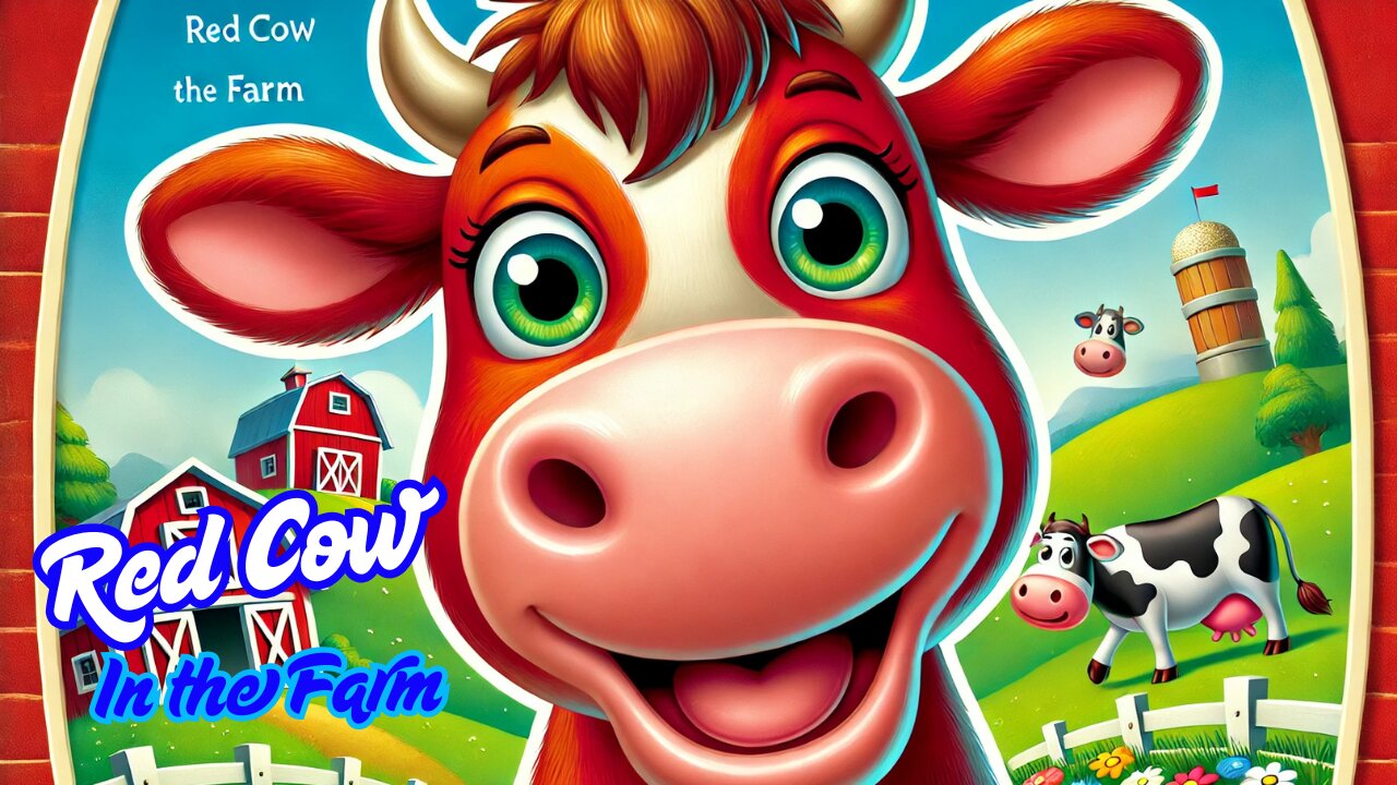 Red Cow In the Farm | Kid's Song |Kidzpark