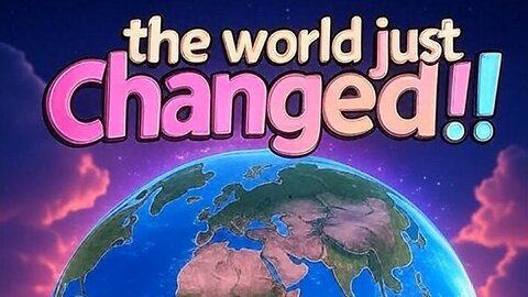 The World Just Changed!! Now We Build It!!