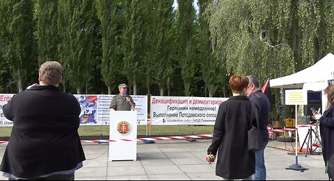 Maria Sacharowa Russland wird Neonazismus besiegen! Tag des Sieges Berlin-Treptow 9. Mai 2025