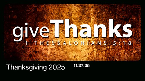 Give Thanks!