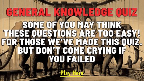 Unbeatable Knowledge Quiz