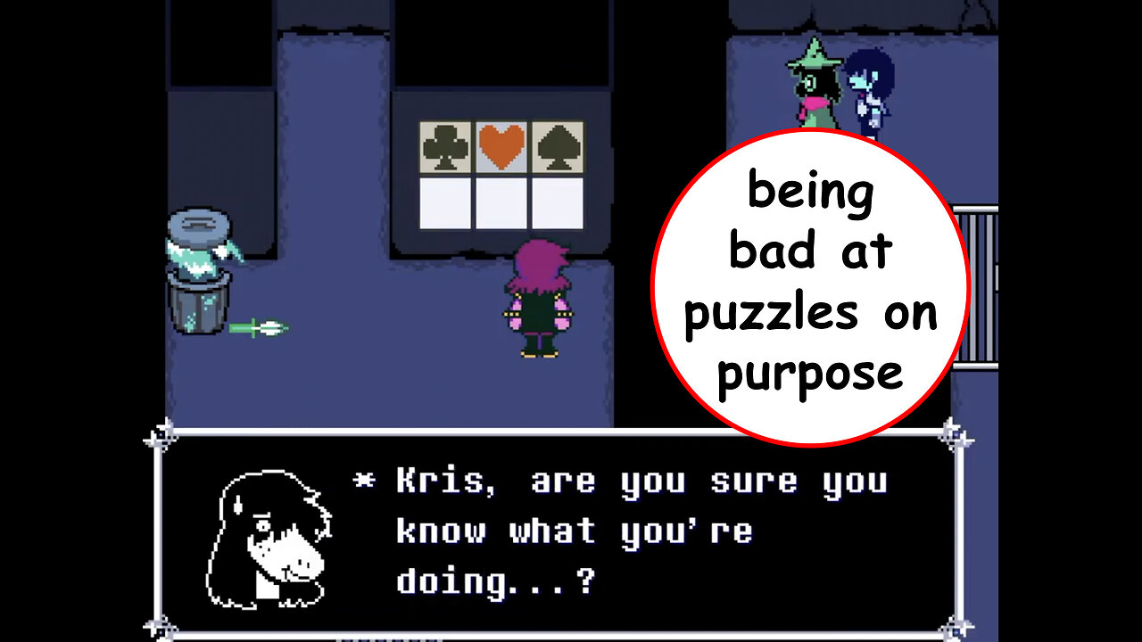 What Happens if You Mess Up Susie's First Puzzle on Purpose_ [Deltarune Chapter 1]