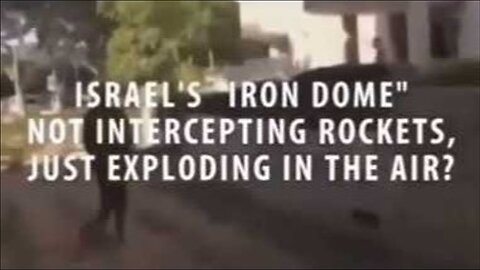 Iron Dome Is A Hoax! Cindy, 7grainsofsalt3