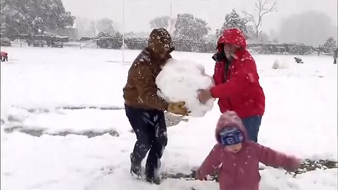 'Never seen anything like this': Australians enjoy rare snowfall