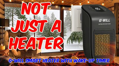 G-WILL Smart Plug-in Heater with Wake-up Timer Review