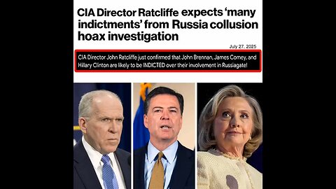 CIA DIR. RATCLIFFE CONFIRMS John Brennan, James Comey, and Hillary Clinton are likely to be INDICTED