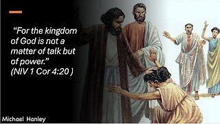 Kingdom of God not a matter of talk but power 2