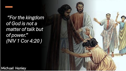 Kingdom of God not a matter of talk but power 2