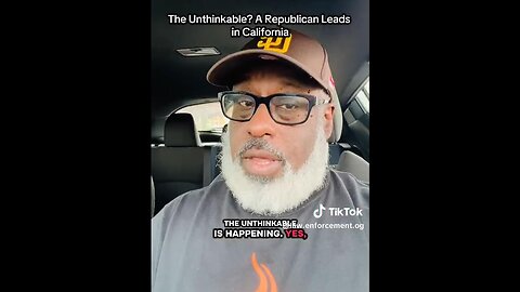 WOW! A Republican is leading in California Governor’s race! Believe it or not! 👏