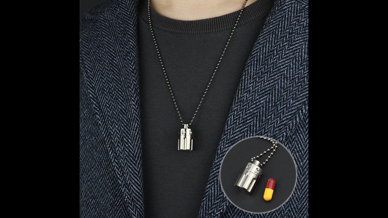 Titanium EDC Portable Mini Pill Box