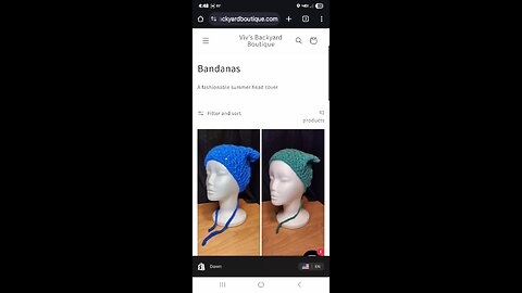 Items on my website