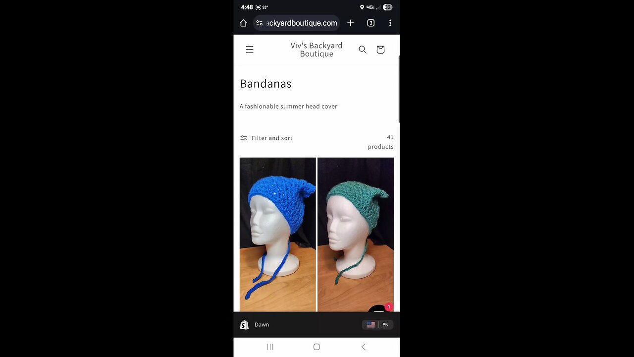 Items on my website