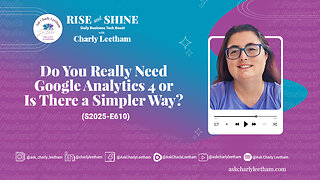 Do You Really Need Google Analytics 4 or Is There a Simpler Way? (2025/610)