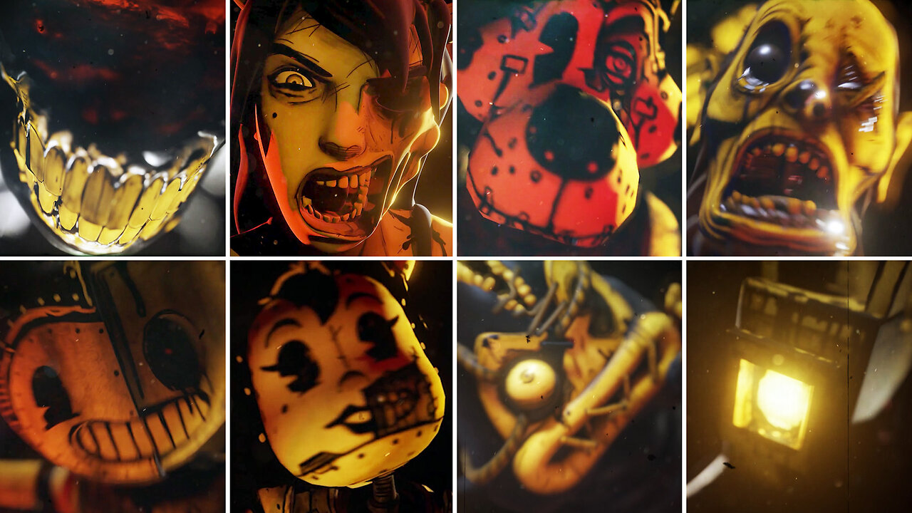 Bendy: Lone Wolf - All Jumpscares & Cutscenes