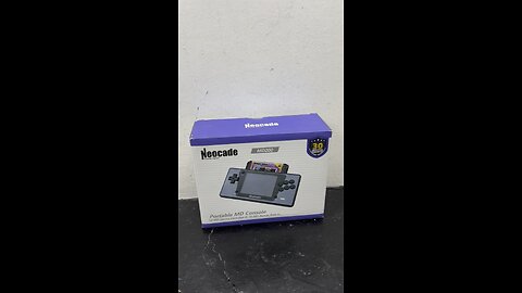 Neocade Portable SEGA Megadrive/Genesis (16 bit) cartridge compatible console MD200 2025 March