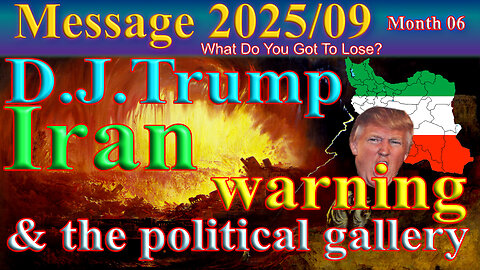 D.J.Trump.uppet, Iran warning, the place in the political gallery