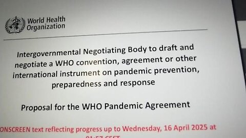 Proposal for the WHO Pandemic Agreement​ Pages 1-4