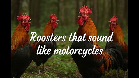Roosters That Sound Like Engines