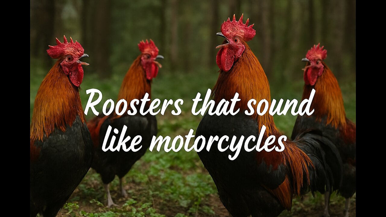 Roosters That Sound Like Engines