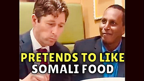 Minneapolis Mayor Jacob Frey tries to FAKE liking Somali food 😂