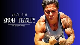 Insane Muscle Transformation of a Bodybuilder & Powerlifter | The Rise of Zhoei Teasley