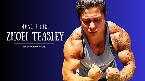 Insane Muscle Transformation of a Bodybuilder & Powerlifter | The Rise of Zhoei Teasley