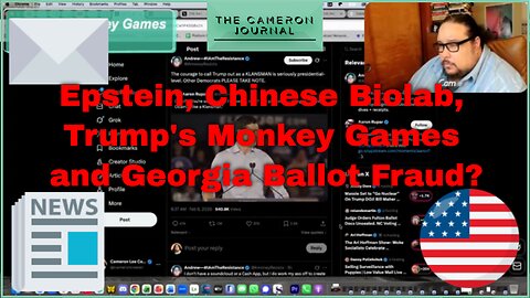 More Epstein File Revelations, The Georgia Ballots Seizure and the Secret Chinese Biolab!