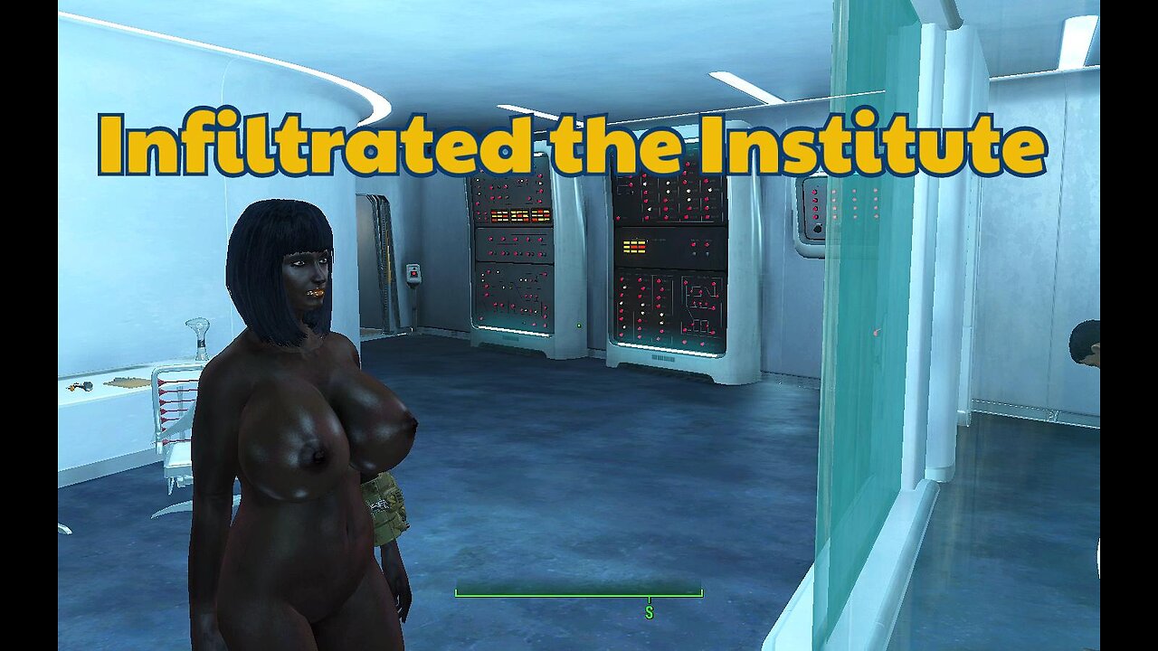 Fallout 4 naked infiltrated the institute busty boobs Breast Expansion huge tits